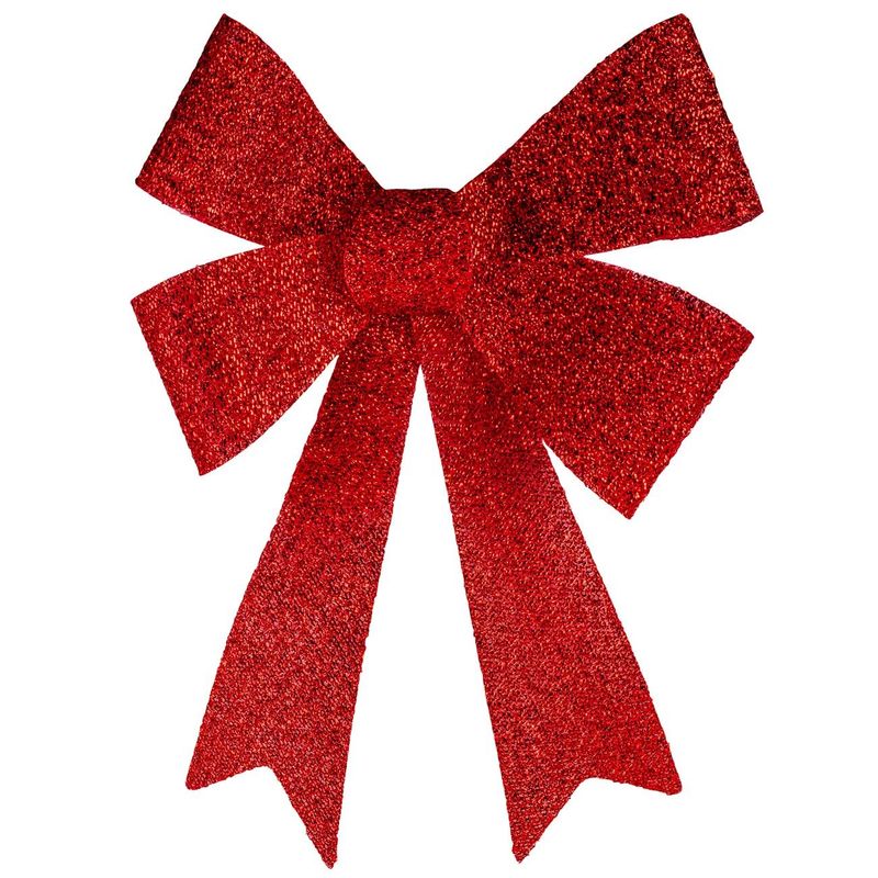 Casa si Gradina - Decoratiuni - Decoratiuni de sezon - Funda Decorativa de Craciun Rosie Glitter 46cm - Infinity.ro