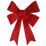 Casa si Gradina - Decoratiuni - Decoratiuni de sezon - Funda Decorativa de Craciun Rosie Glitter 46cm - Infinity.ro