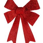 Casa si Gradina - Decoratiuni - Decoratiuni de sezon - Funda Decorativa de Craciun Rosie Glitter 46cm - Infinity.ro