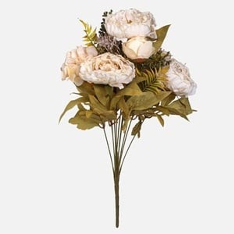 Market - Cadouri - Flori si aranjamente - BUCHET BUJUR-HORTENSIE CREM 50CM - Infinity.ro