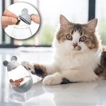 Petshop - Hrana - Hrana pisici - Hrana uscata pisici - Jucarie pentru pisici cu distribuire recompense, 10 cm, Gri - Infinity.ro