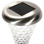 Casa si Gradina - Corpuri si surse de iluminat - Iluminat exterior - Lampi solare - Lampa Solara din Sticla Culori Alternative 27 cm - Infinity.ro