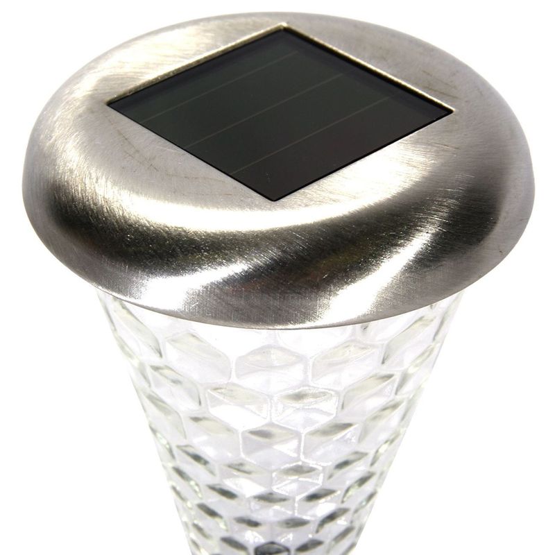 Casa si Gradina - Corpuri si surse de iluminat - Iluminat exterior - Lampi solare - Lampa Solara din Sticla Culori Alternative 27 cm - Infinity.ro