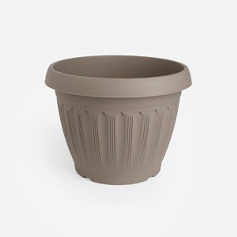 Casa si Gradina - Gradinarit si plante - Plante si ghivece - Ghivece si suporturi - Ghiveci Plastic Rotunde Mocca cu Model Reliefat - Infinity.ro