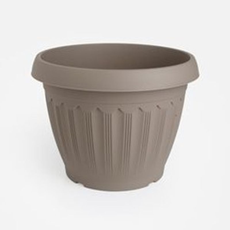 Casa si Gradina - Gradinarit si plante - Plante si ghivece - Ghivece si suporturi - Ghiveci Plastic Rotunde Mocca cu Model Reliefat - Infinity.ro