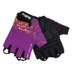 Sport si Outdoor - Echipament Sportiv - Accesorii echipament sportiv - Manusi sport - Manusi de ciclism pentru femei, Mov si Negre, cu Captuseala in Palma - Infinity.ro