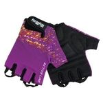 Sport si Outdoor - Echipament Sportiv - Accesorii echipament sportiv - Manusi sport - Manusi de ciclism pentru femei, Mov si Negre, cu Captuseala in Palma - Infinity.ro