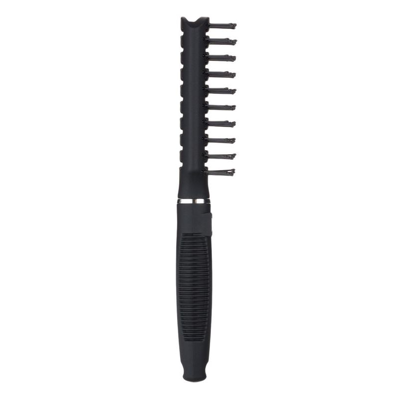 Ingrijire personala si Cosmetice - Ingrijire personala - Ingrijire par - Perii de par si piepteni - Perie de par din plastic, neagra, cu maner anti-alunecare - Infinity.ro