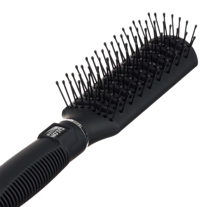 Ingrijire personala si Cosmetice - Ingrijire personala - Ingrijire par - Perii de par si piepteni - Perie de par din plastic, neagra, cu maner anti-alunecare - Infinity.ro