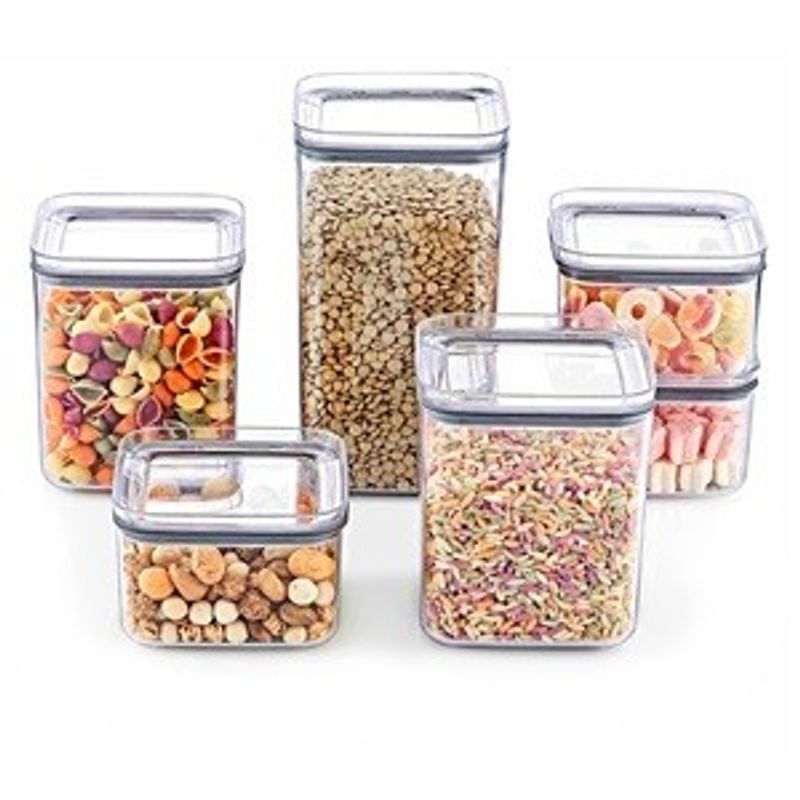 Casa si Gradina - Bucatarie si vesela - Organizare si depozitare bucatarie - Cutii alimentare - Recipient de Depozitare pentru Cereale, Transparent, 500ml - Infinity.ro