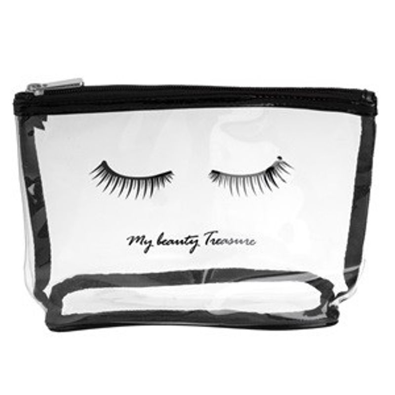 Ingrijire personala si Cosmetice - Machiaj - Portfarduri si genti cosmetice - Portfard Transparent cu Model Gene - Organizator Stil pentru Obiecte Personale - Infinity.ro