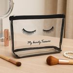 Ingrijire personala si Cosmetice - Machiaj - Portfarduri si genti cosmetice - Portfard Transparent cu Model Gene - Organizator Stil pentru Obiecte Personale - Infinity.ro