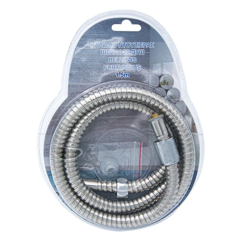 Casa si Gradina - Sanitare - Cazi si cabine de dus - Cabine dus - Furtun dus spiralat, 1.5m - Infinity.ro