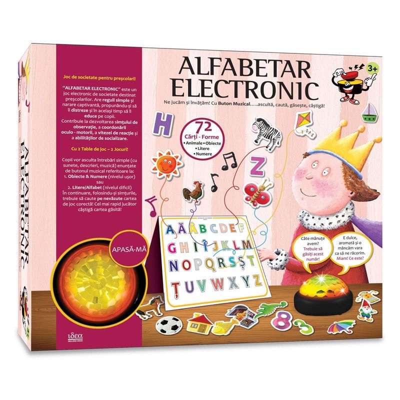 Jucarii, Copii si Bebe - Jucarii si jocuri - Jocuri si puzzle - Jocuri de societate - Joc educativ electronic Alfabetar, Multicolor, pentru copii 3+ - Infinity.ro
