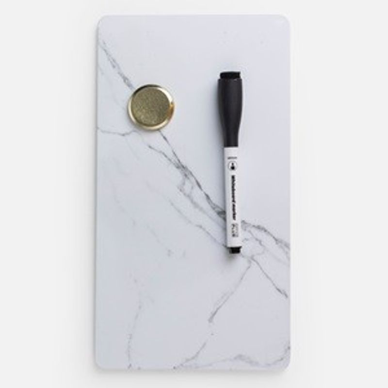 TV, Audio-Video si Foto - Videoproiectoare si accesorii - Table interactive - Tabla magnetica alba cu marker si magnet, 14x25,5 cm - Infinity.ro