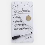 TV, Audio-Video si Foto - Videoproiectoare si accesorii - Table interactive - Tabla magnetica alba cu marker si magnet, 14x25,5 cm - Infinity.ro