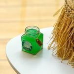 Casa si Gradina - Decoratiuni - Aromaterapie si lumanari - Odorizante camera - Odorizant de camera cu gel, Aroma Forest, 200g, Recipient din sticla, Verde - Infinity.ro