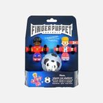 Jucarii, Copii si Bebe - Jucarii si jocuri - Figurine - Set de 2 Figurine Finger Puppet cu Minge, Rosii, cu Brat Rotativ si Baza - Infinity.ro