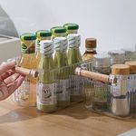 Casa si Gradina - Mobilier - Organizare si depozitare - Cutii depozitare - Cutie de depozitare din plastic transparent cu mâner din lemn, 7.46 L - Infinity.ro