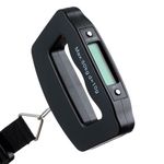Casa si Gradina - Constructii - Scule de mana si unelte - Accesorii scule de mana - Cantar digital de mana pentru bagaje, 50 kg, Negru - Infinity.ro