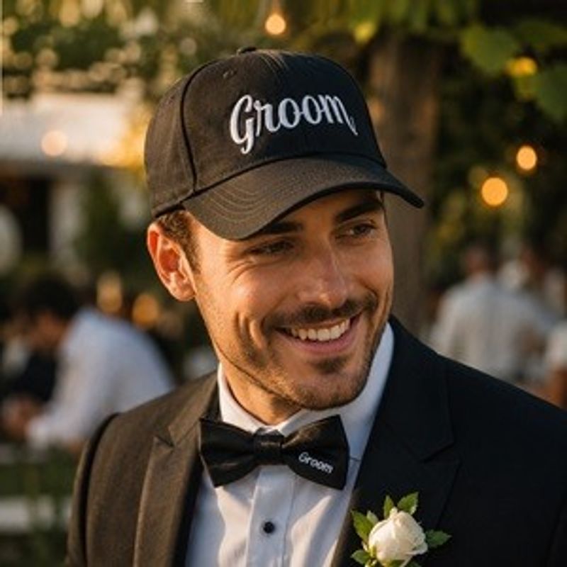 Fashion, accesorii si bijuterii - Barbati - Accesorii barbati - Cravate si papioane barbati - Papion Textil Negru Groom pentru Evenimente - Infinity.ro
