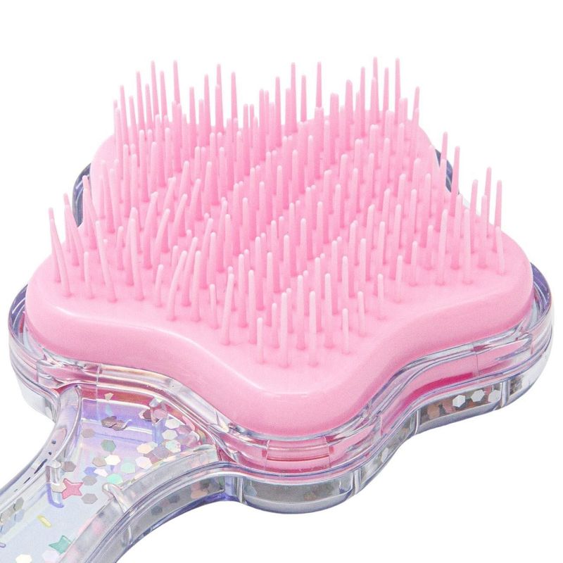 Ingrijire personala si Cosmetice - Ingrijire personala - Ingrijire par - Perii de par si piepteni - Perie Par Roz cu Glitter Inghetata pentru Copii - Infinity.ro