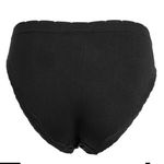 Fashion, accesorii si bijuterii - Femei - Lenjerie si pijamale femei - Lenjerie intima femei - Chiloti dama seamless cu dantela si elastic lat, Negru - Infinity.ro