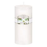 Casa si Gradina - Decoratiuni - Aromaterapie si lumanari - Lumanari si candele - Lumanare parfumata cu aroma de iasomie, 6.8x14 cm, alba - Infinity.ro