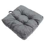Casa si Gradina - Textile si covoare - Perne si pilote - Perne decorative - Perna de podea patrata, Gri, Velvet, 60x60cm, cu maner - Infinity.ro