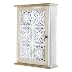 Carti si Birotica - Birotica - Articole ambalare - Dulapior pentru chei din lemn cu model reliefat, 21x28.5x7cm, Alb Brushed - Infinity.ro