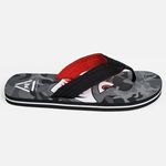 Fashion, accesorii si bijuterii - Barbati - Incaltaminte barbati - Slapi si papuci barbati - Slapi barbati cu imprimeu rechin, negru si gri, marime S - Infinity.ro