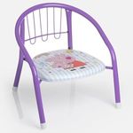 Sport si Outdoor - Ciclism - Accesorii pentru biciclete - Scaune copii pentru biciclete - Scaun metalic pentru copii, Lila, 36x35x36cm, cu imprimeu Peppa Pig - Infinity.ro