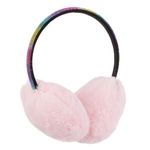 Carti si Birotica - Birotica - Articole ambalare - Aparatoare pentru urechi cu blana artificiala roz si bentita neagra cu strasuri colorate - Infinity.ro