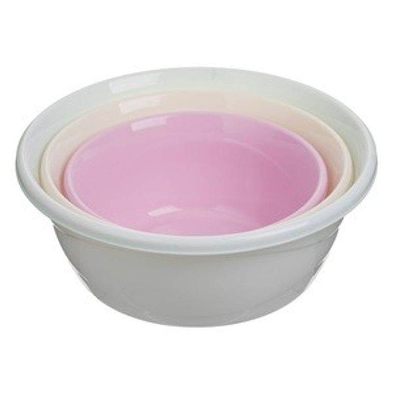 Petshop - Accesorii petshop - Castroane si adapatori - Set 3 Castroane din Plastic, Culori Pastel, 1.5L/2.7L/4.5L - Infinity.ro