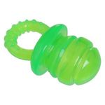 Petshop - Ingrijire si Igiena - Produse uz intern - Igiena dentara animale - Jucarie pentru caini, forma de suzeta, verde lime, 8 cm - Infinity.ro