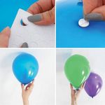 Casa si Gradina - Decoratiuni - Stickere decorative - Autocolante Polyfoam pentru Baloane, 2cm, 100 buc - Infinity.ro