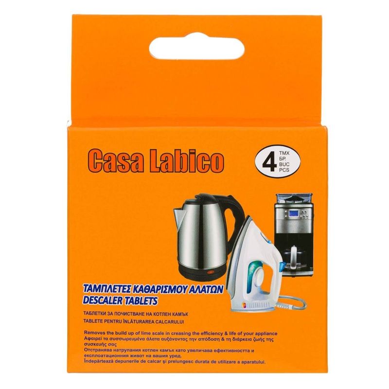 Market - Spalare si intretinere rufe - Intretinere masina de spalat - Anticalcar si Igienizare - Tablete anticalcar, Set 4 buc, pentru fier de calcat, fierbator si cafetiera - Infinity.ro