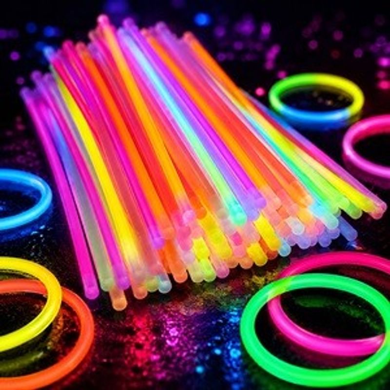 Casa si Gradina - Bucatarie si vesela - Cani si pahare - Sticle - Set Sticks Fosforescente, 50 buc, Multicolor - Infinity.ro