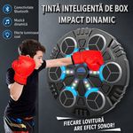 Jucarii, Copii si Bebe - Jucarii si jocuri - Jucarii & jocuri educative - Jucarii interactive - Jucarie Interactiva de Box pentru Copii, Tinta Electronica Inteligenta, 6 Zone de Lovire - Infinity.ro