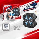 Jucarii, Copii si Bebe - Jucarii si jocuri - Jucarii & jocuri educative - Jucarii interactive - Jucarie Interactiva de Box pentru Copii, Tinta Electronica cu Muzica si Lumini LED, 4 Zone de Lovire, Manusi Incluse - Infinity.ro