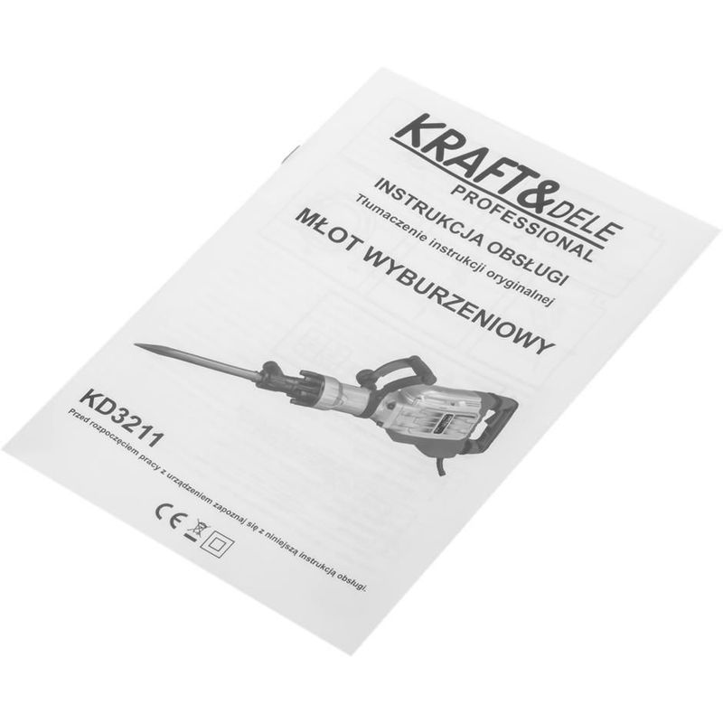 Casa si Gradina - Constructii - Scule electrice si accesorii - Rotopercutoare - Ciocan Demolator 3200W 75J Hex-Gan, Kraft&Dele, KD3211 - Infinity.ro