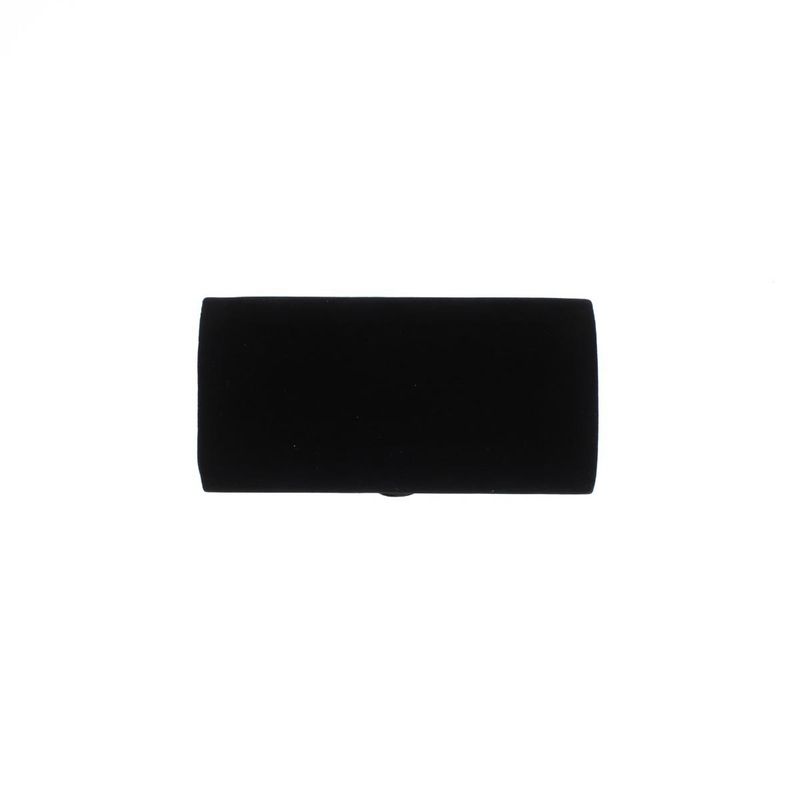 Fashion, accesorii si bijuterii - Femei - Accesorii femei - Genti si rucsacuri femei - Geanta plic, de dama, din material sintetic catifelat, ButicCochet, 20x11x5 cm, Negru - GND722 - Infinity.ro