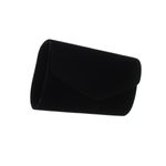 Fashion, accesorii si bijuterii - Femei - Accesorii femei - Genti si rucsacuri femei - Geanta plic, de dama, din material sintetic catifelat, ButicCochet, 23x13x5 cm, Negru - GND697 - Infinity.ro