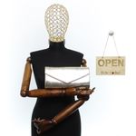 Fashion, accesorii si bijuterii - Femei - Accesorii femei - Genti si rucsacuri femei - Geanta plic, de dama, din material sintetic, ButicCochet, 26x13x5 cm, Auriu - GND675 - Infinity.ro