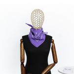 Fashion, accesorii si bijuterii - Femei - Accesorii femei - Esarfe si fulare femei - Bandana din bumbac, dimensiune 55 x 55 cm, imprimeu mandala, Buticcochet, Mov - ES2201 - Infinity.ro
