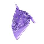 Fashion, accesorii si bijuterii - Femei - Accesorii femei - Esarfe si fulare femei - Bandana din bumbac, dimensiune 55 x 55 cm, imprimeu mandala, Buticcochet, Mov - ES2201 - Infinity.ro