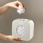 Casa si Gradina - Mobilier - Organizare si depozitare - Organizatoare pentru sertare si dulapuri - Organizator Perete Folie Alimentara si Pungi Plastic, Dispenser cu Extragere Inferioara, Montaj Fara Gaurire, 15x15x7 cm - Infinity.ro