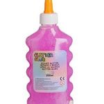 Casa si Gradina - Corpuri si surse de iluminat - Becuri si tuburi neon - Tuburi neon - Adeziv lichid cu sclipici, Neon Fucsia, 200 ml - Infinity.ro