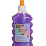 Carti si Birotica - Birotica - Accesorii de birou - Benzi adezive - Adeziv lichid neon mov cu glitter, 200 ml - Infinity.ro
