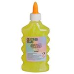 Carti si Birotica - Birotica - Accesorii de birou - Benzi adezive - Adeziv lichid cu sclipici, Neon Galben, 200 ml - Infinity.ro